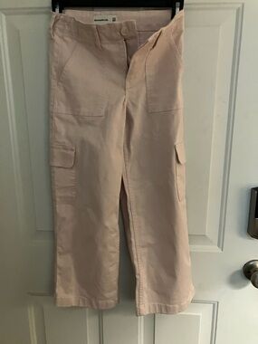 abercrombie kids Pale Pink Cargo Pants Size 9/10
